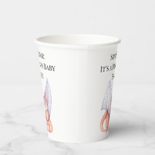 Gobelets En Papier Sip & Roar : C'est un toast de Dragon Baby ! (Droite)