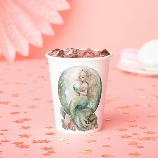 Gobelets En Papier Sirène (Insitu)