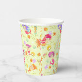 Gobelets En Papier Sirènes Citron Vert (Droite)