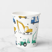 Gobelets En Papier Site de construction (Verso)