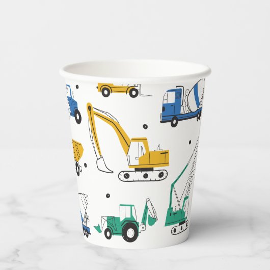 Gobelets En Papier Site de construction (Verso)