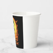 Gobelets En Papier Skeleton Dog Halloween Art (Gauche)