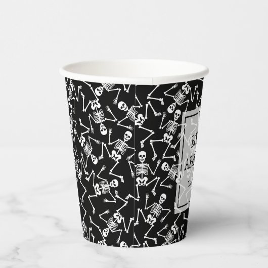 Gobelets En Papier Skeletons BONE APPÉTIT (Droite)