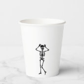Gobelets En Papier Skull Skeleton Bad to the Bone 2nd Birthday  (Verso)