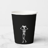 Gobelets En Papier Skull Skeleton Bad to the Bone 2nd Birthday  (Verso)