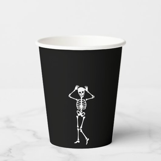 Gobelets En Papier Skull Skeleton Bad to the Bone 2nd Birthday (Verso)