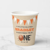 Gobelets En Papier Slam Dunking The Big One | Basketball 1er annivers (Recto)