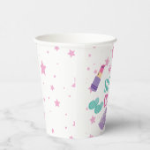 Gobelets En Papier Sleepover fête noire rose violet d'interpolation p (Droite)