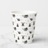Gobelets En Papier Sleepy Sweet Sloth Motif (Recto)