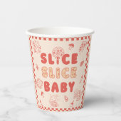 Gobelets En Papier Slice Slice Baby Pizza Hand Drawn Baby Shower (Recto)
