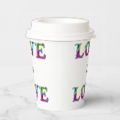 Gobelets En Papier SlipperyJoe amour est l'amour goutte à goutte de f (Droite)