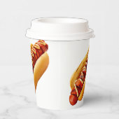 Gobelets En Papier SlipperyJoe's hot dog niché doucement pain jaune v (Droite)