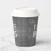 Gobelets En Papier SlipperyJoe's I Like Boys sale tableau noir (Gauche)