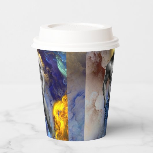 Gobelets En Papier SlipperyJoe's Man steamy shirt abs six pack (Gauche)