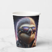 Gobelets En Papier Sloth Cyberpunk (Verso)