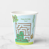 Gobelets En Papier Sloth, feuille labyrinthe puzzle tasses de papier (Recto)