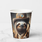 Gobelets En Papier Sloth Gold Miner (Verso)