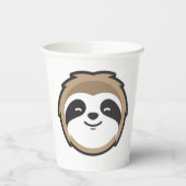 Gobelets En Papier Sloth Mascot (Gauche)