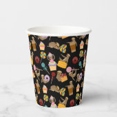 Gobelets En Papier Sloth Sweet Traitements Motif (Verso)