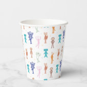 Gobelets En Papier Slumberkins Character Birthday Pattern  (Verso)