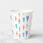 Gobelets En Papier Slumberkins Character Birthday Pattern  (Recto)