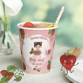 Gobelets En Papier Snail & Strawberry Berry sweet Party Cups