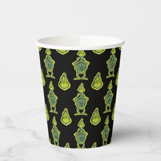 Gobelets En Papier Snarky Grinch | Funny I'm Only Talking to My Dog (Gauche)