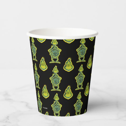 Gobelets En Papier Snarky Grinch | Funny I'm Only Talking to My Dog (Recto)