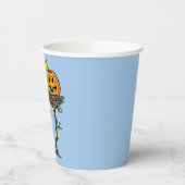 Gobelets En Papier Snoopy & Bois Nid Avec Jack O'Lantern (Gauche)