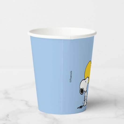 Gobelets En Papier Snoopy & Bois Nid Avec Jack O'Lantern (Droite)