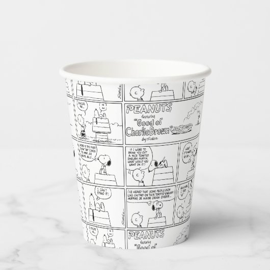 Gobelets En Papier Snoopy & Charlie Brown | Muffin anglais (Verso)