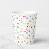 Gobelets En Papier Snoopy Colorful Hearts Motif (Droite)