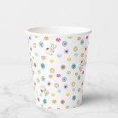 Gobelets En Papier Snoopy Colorful Hearts Motif (Recto)