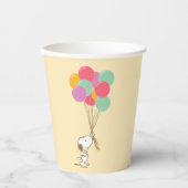 Gobelets En Papier Snoopy et ballons (Recto)