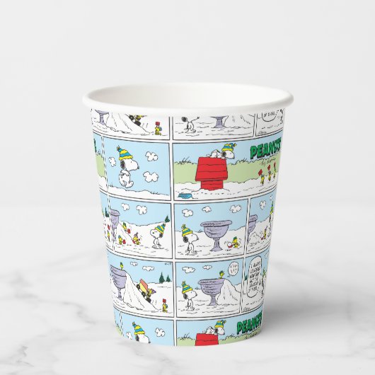Gobelets En Papier Snoopy et l'équipage Zamboni (Verso)