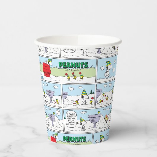 Gobelets En Papier Snoopy et l'équipage Zamboni (Gauche)