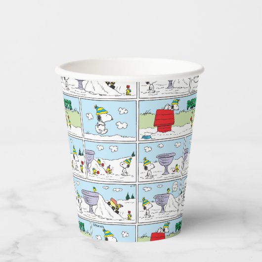 Gobelets En Papier Snoopy et l'équipage Zamboni (Recto)