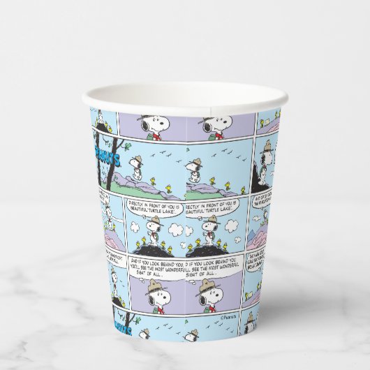 Gobelets En Papier Snoopy & Friends | Aller Randonnée (Droite)