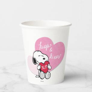 Gobelets En Papier Snoopy Hugs & Kisses