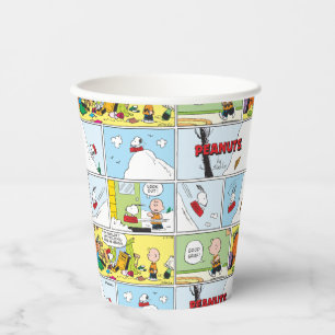 Gobelets En Papier Snoopy Sled Riding Food Dish