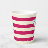 Gobelets En Papier Snoopy Vintage Stars & Stripes (Droite)