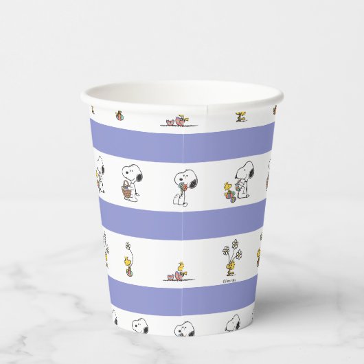 Gobelets En Papier Snoopy & Woodstock Motif de Pâques (Droite)
