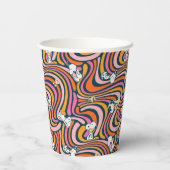 Gobelets En Papier Snoopy & Woodstock Vibes Super Motif violet (Verso)