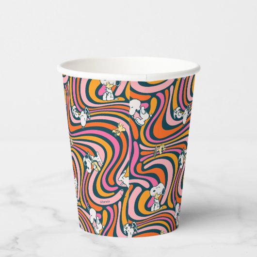 Gobelets En Papier Snoopy & Woodstock Vibes Super Motif violet (Droite)