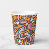 Gobelets En Papier Snoopy & Woodstock Vibes Super Motif violet (Recto)