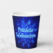 Gobelets En Papier Snowburst - Froliche Weihnachten (Recto)