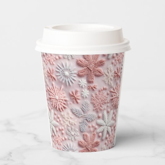 Gobelets En Papier Snowflakes Baby Il fait froid dehors (Verso)