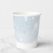 Gobelets En Papier Snowflakes Baby It's Cold Outside Baby shower Pape (Verso)