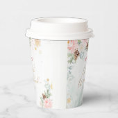 Gobelets En Papier Snowflakes hiver merveilleuse fille anniversaire (Droite)