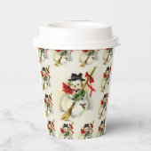 Gobelets En Papier Snowman 009 (Verso)